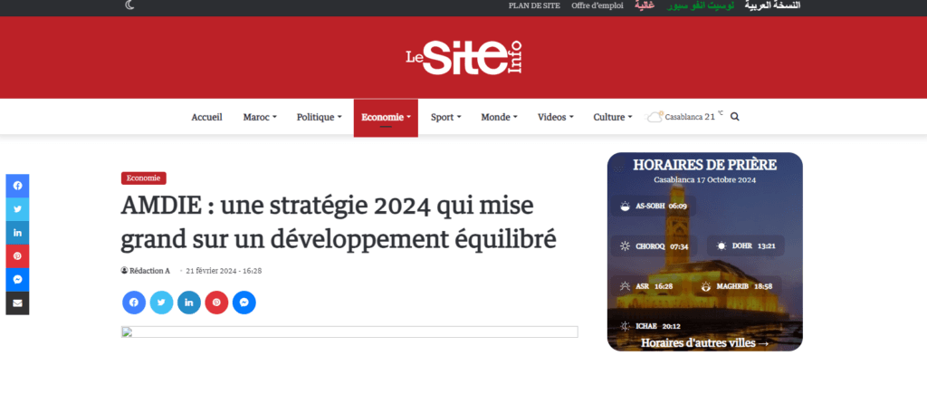 stratégie 2024 qui mise grand sur un développement équilibré