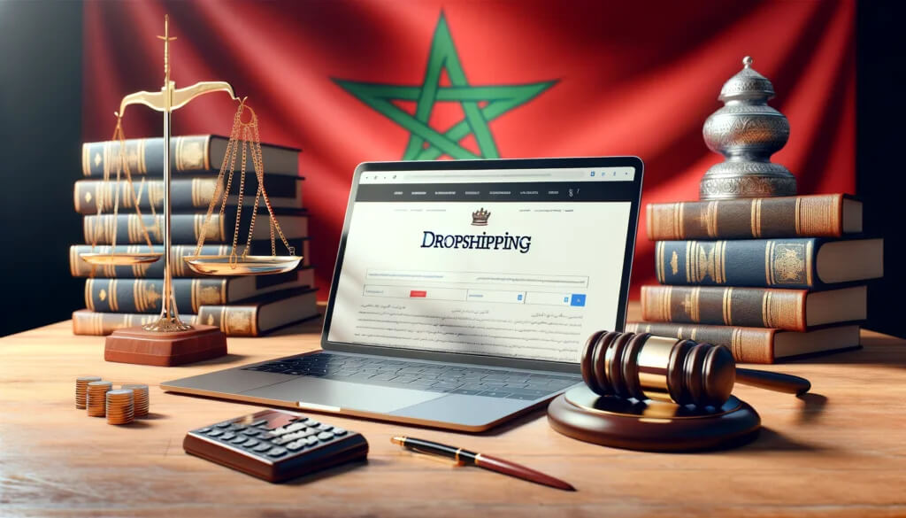 Illustration sur la légalité et les obligations juridiques du dropshipping au Maroc
