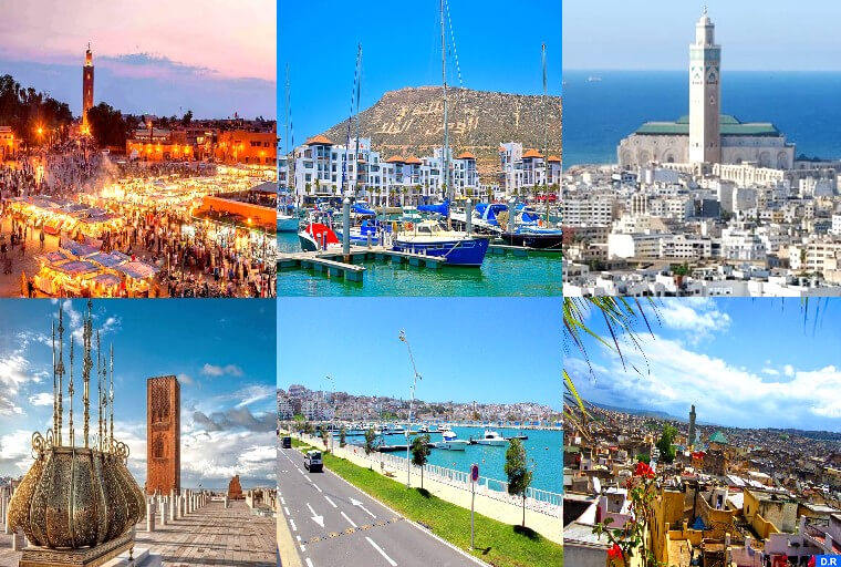 Touristes découvrant les richesses culturelles du Maroc, un secteur attractif pour investir au Maroc en 2025
