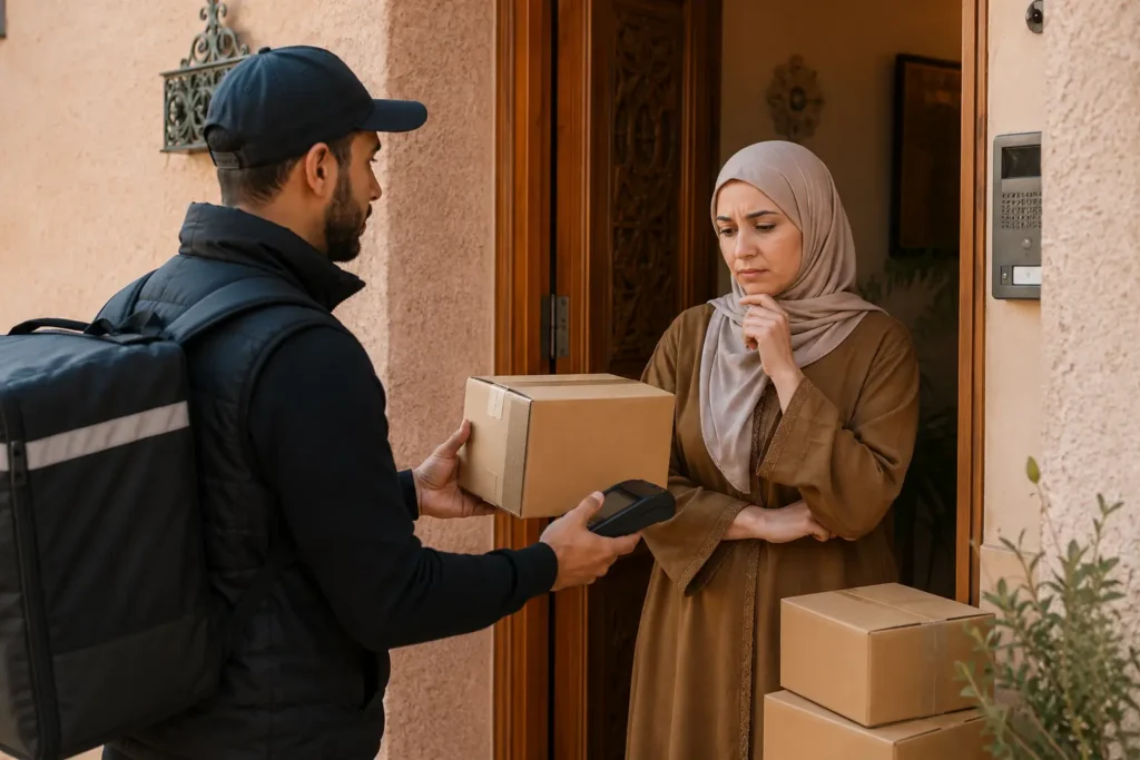 dropshipping halal au Maroc avec paiement à la livraison et gestion des colis