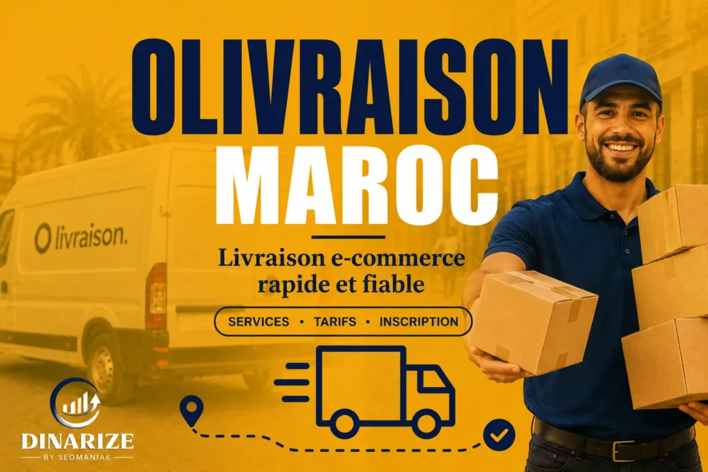 Couverture de l’article présentant Olivraison Maroc et son service de livraison e-commerce au Maroc.